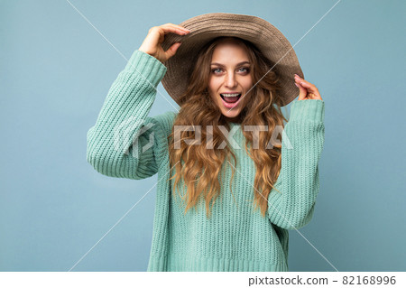 Close-up portrait of nice-looking attractive lovely lovable pretty cute winsome gorgeous cheerful 82168996