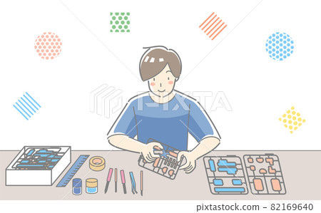 製作塑料模型的人 製作塑料模型的人 82169640