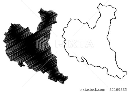 Zajecar District (Republic of Serbia, Districts in Southern and Eastern Serbia) map vector illustration, scribble sketch Zajecar map Zajecar District (Republic of Serbia, Districts in Southern and Eastern Serbia) map vector illustration, scribble sketch Zajecar map 82169885