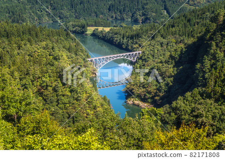 No. 1 Tadami River Bridge, Mishima Town, Fukushima Prefecture No. 1 Tadami River Bridge, Mishima Town, Fukushima Prefecture 82171808