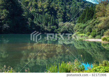 Mishima Town, Fukushima Prefecture No. 2 Tadami River Bridge Mishima Town, Fukushima Prefecture No. 2 Tadami River Bridge 82171906