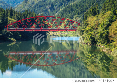 福島縣三島町 只見川二橋 82171907