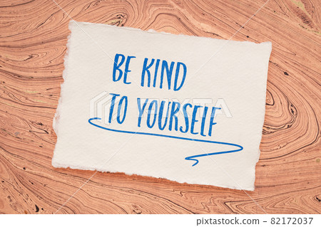be kind to yourself - inspirational note 82172037