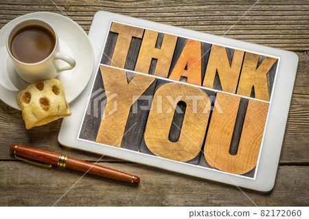thank you on digital tablet 82172060