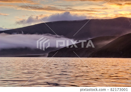 Scenic evening view of the sea coast 82173001