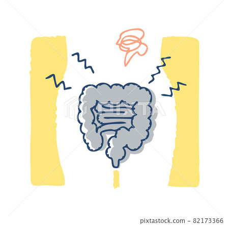 Image of unhealthy intestines Image of unhealthy intestines 82173366