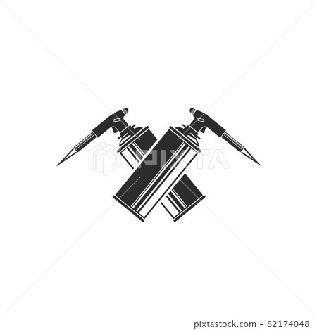 gas torch bottle icon vector illustration design template 82174048