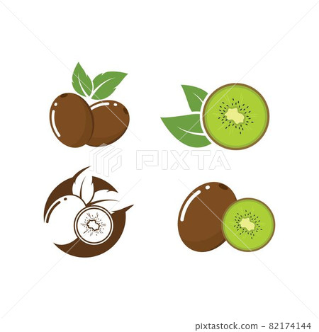 kiwi fruit icon vector illustration design 82174144