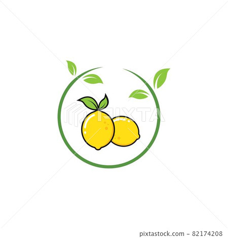 lemon fruit vector illustration concept design lemon fruit vector illustration concept design 82174208