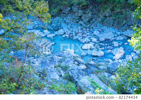 Sanbaseki Gorge Autumn scenery Sanbaseki Gorge Autumn scenery 82174434