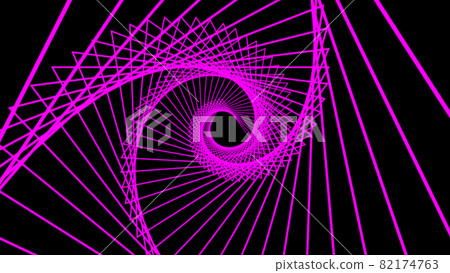 Triangle tunnel infinite continuous 3D CG background wallpaper Triangle tunnel infinite continuous 3D CG background wallpaper 82174763