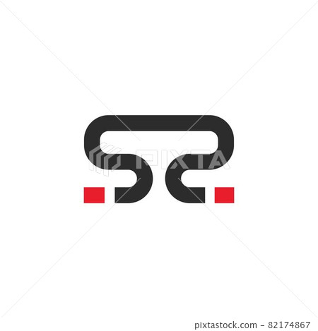 SZ or S2 letter design vector icon 82174867