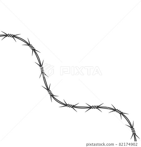 barbed wire vector illustration design barbed wire vector illustration design 82174902