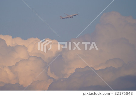 Passenger plane who took off from Haneda Airport Passenger plane who took off from Haneda Airport 82175848