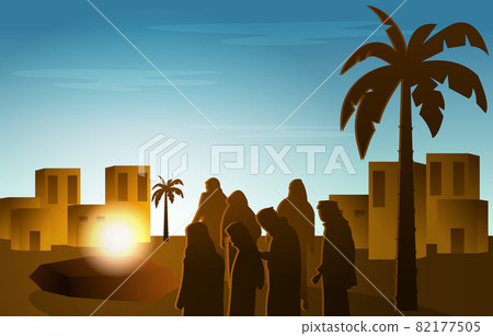 People Listening to Sermon Nabi Prophet Muhammad Islam History Islamic Illustration People Listening to Sermon Nabi Prophet Muhammad Islam History Islamic Illustration 82177505