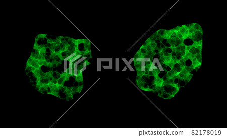 Random Amoeba Background. Seamless Pattern. Vector. Royalty Free SVG,  Cliparts, Vectors, and Stock Illustration. Image 50555518.