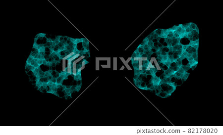 Amoebas on black background Stock Photo by ©frenta 162101660