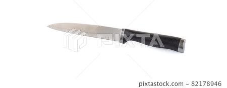 steel kitchen knives, isolated on white background steel kitchen knives, isolated on white background 82178946