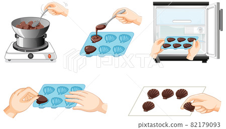 How to make chocolate steps How to make chocolate steps 82179093