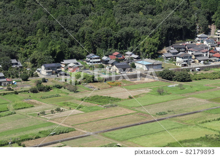 Rural scenery seen from Mt. Ogura (Mino City, Gifu Prefecture) Rural scenery seen from Mt. Ogura (Mino City, Gifu Prefecture) 82179893