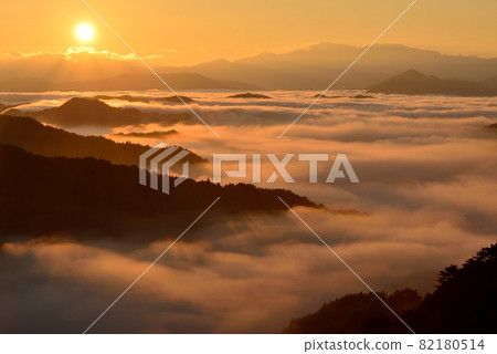 Sea of clouds in Nosakogawa village　 82180514