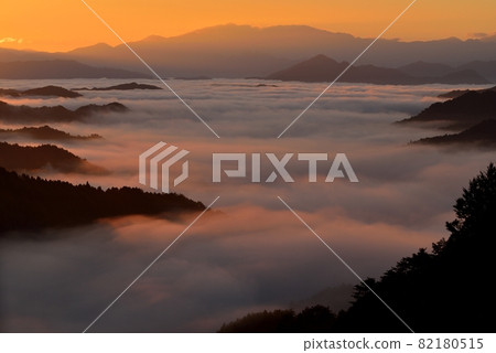 Sea of clouds in Nosakogawa village　 82180515