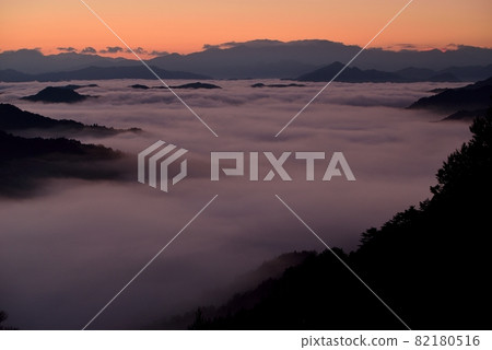 Sea of clouds in Nosakogawa village　 82180516