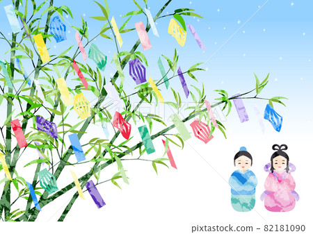 Tanabata Festival-Orihime, Hikoboshi, and Tanabata Ornament Tanabata Festival-Orihime, Hikoboshi, and Tanabata Ornament 82181090