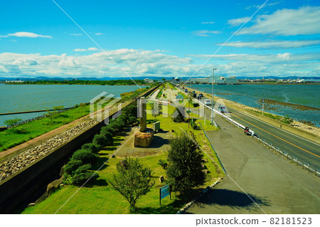 岡山市兒島灣最後期限堤防 岡山市兒島灣最後期限堤防 82181523