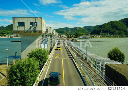 Okayama Prefecture Kojima Bay Deadline Embankment Okayama Prefecture Kojima Bay Deadline Embankment 82181524