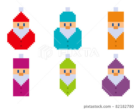 Santa Claus pixel art Santa Claus pixel art 82182780