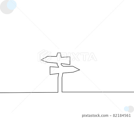 路標分為左右 82184561