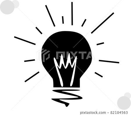 勵志燈泡剪影素材 82184563
