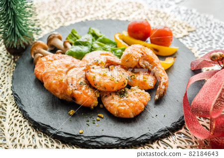 Garlic shrimp Christmas image Garlic shrimp Christmas image 82184643