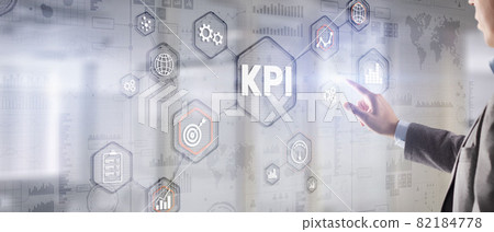 Key Performance Indicator. KPI. Businessman offer KPI success conception Key Performance Indicator. KPI. Businessman offer KPI success conception 82184778