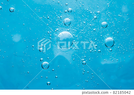 Blue water texture as aquatic background, nature and science concept, skincare cosmetics and hygiene macro closeup 82185042
