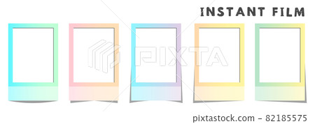 Instant film style frame, gradation, instant film style frame Instant film style frame, gradation, instant film style frame 82185575