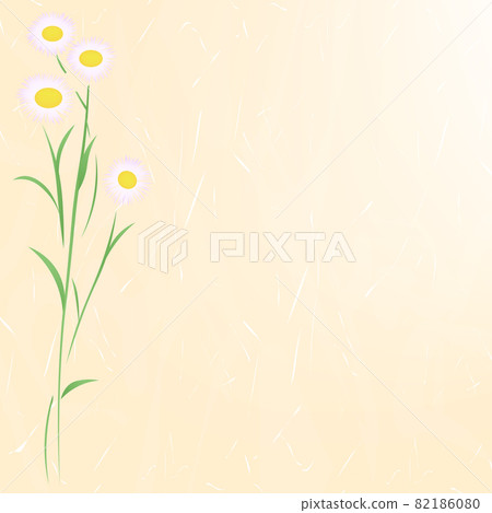 Flower background illustration on Japanese paper (Halzion) Flower background illustration on Japanese paper (Halzion) 82186080