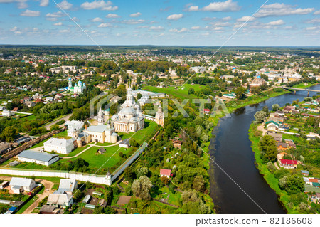 Airscape of Russian city Torzhok 82186608