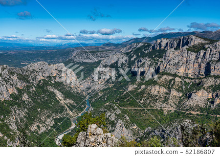 Verdon Gorge, Gorges du Verdon in French Alps, Provence, France Verdon Gorge, Gorges du Verdon in French Alps, Provence, France 82186807