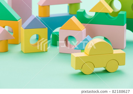 積木與城鎮形象 82188627