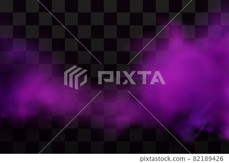 Purple poisonous gas, dust and smoke effect. 82189426