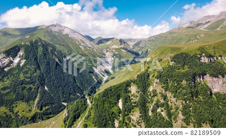 Aerial drone view of nature in Georgia 82189509