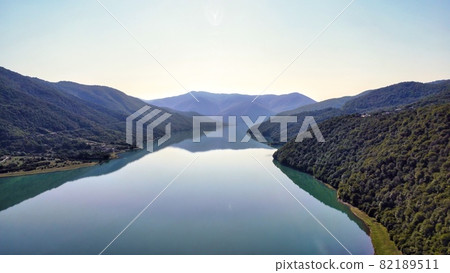 Aerial drone view of nature in Georgia 82189511