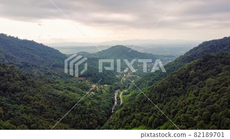 Aerial drone view of nature in Georgia Aerial drone view of nature in Georgia 82189701