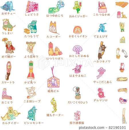 與名字的黃道帶貓家庭動物字符 82190101