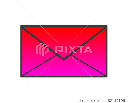 Email (red gradient) - Stock Illustration [82190196] - PIXTA