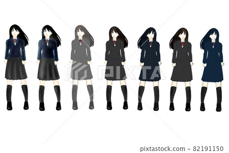 Illustration of a female student 82191150