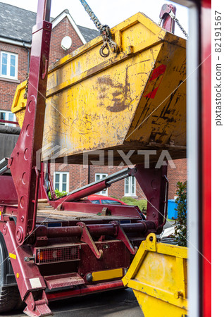 Big Yellow rubbish skip Big Yellow rubbish skip 82191567