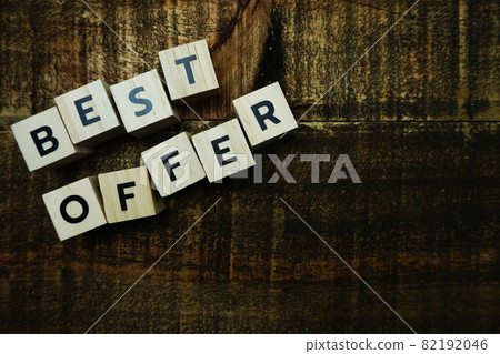 Best Offer alphabet letters with space copy on wooden background 82192046